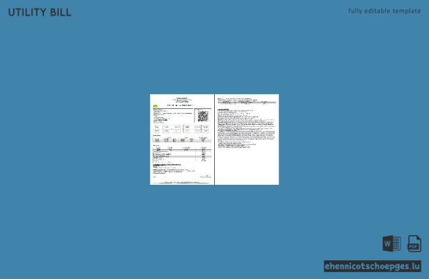 Rechnung von Gail Gas Limited (Indien), Word-Dokument, 2 Seiten, Beispielvorschau